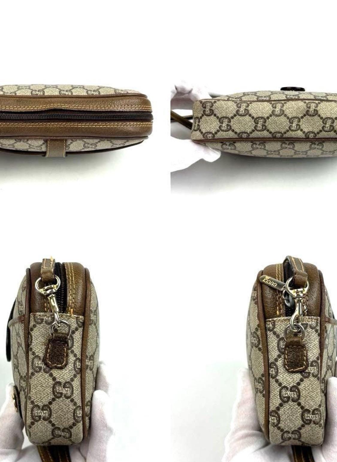 Authentic Gucci GG Plus Supreme Shoulder Bag Vintage