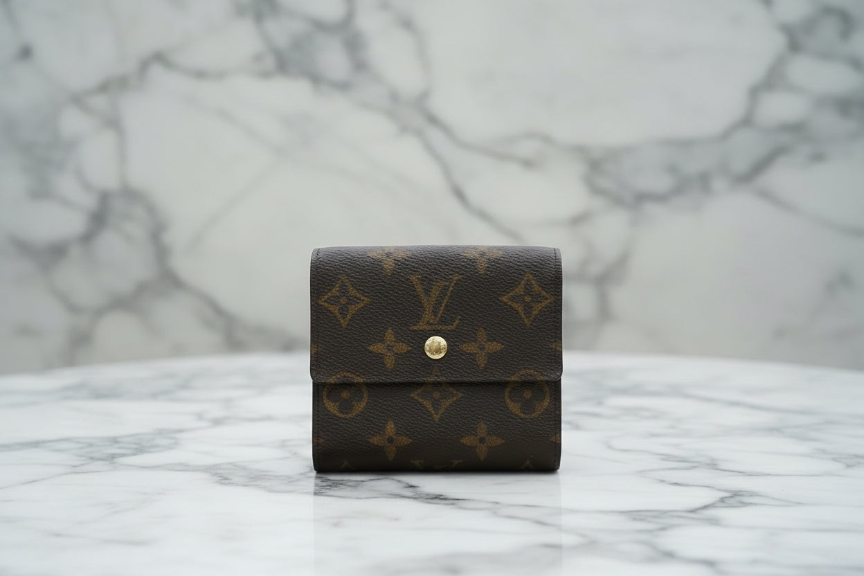 Authentic Louis Vuitton Monogram Elise  Wallet Vintage W/ Box and dust bag