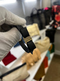 Vintage Ferragamo Vara Ribbon Leather Bracelet - Black, Authentic